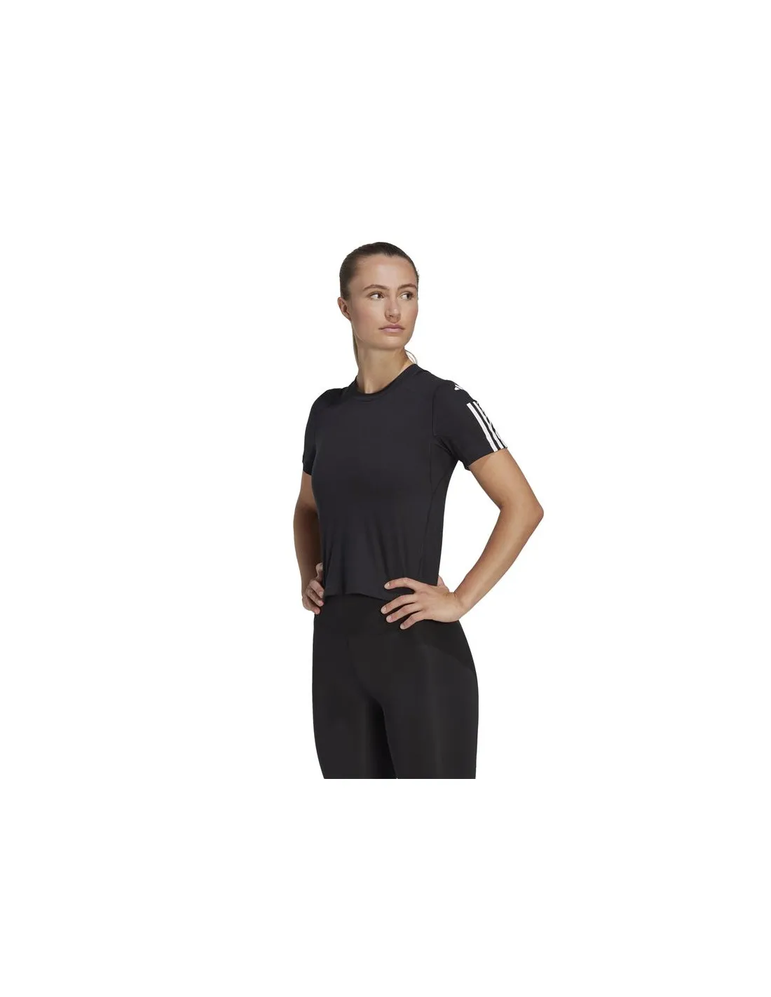 Camiseta de Fitness adidas Powerreact Rojo Mujer