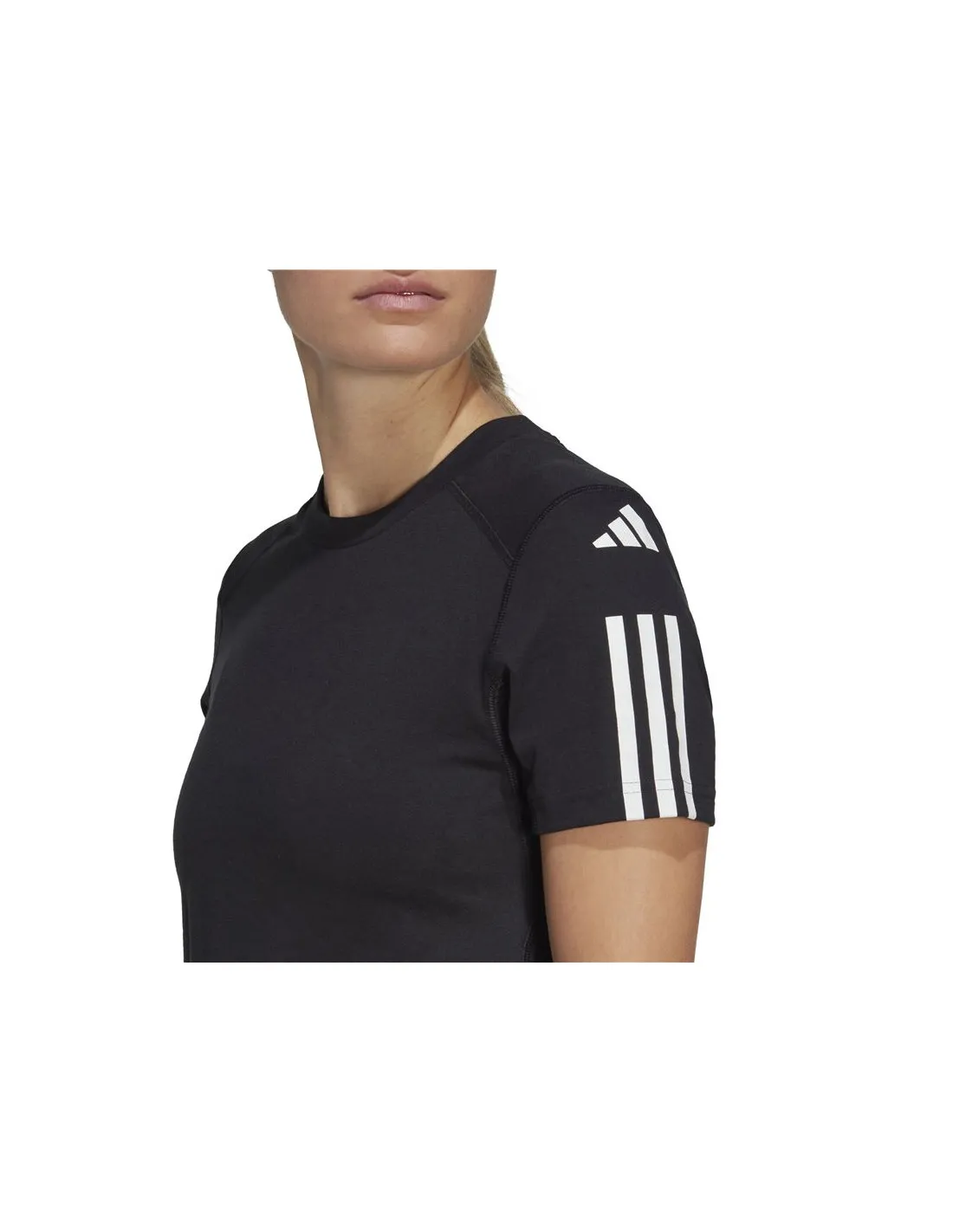 Camiseta de Fitness adidas Powerreact Rojo Mujer