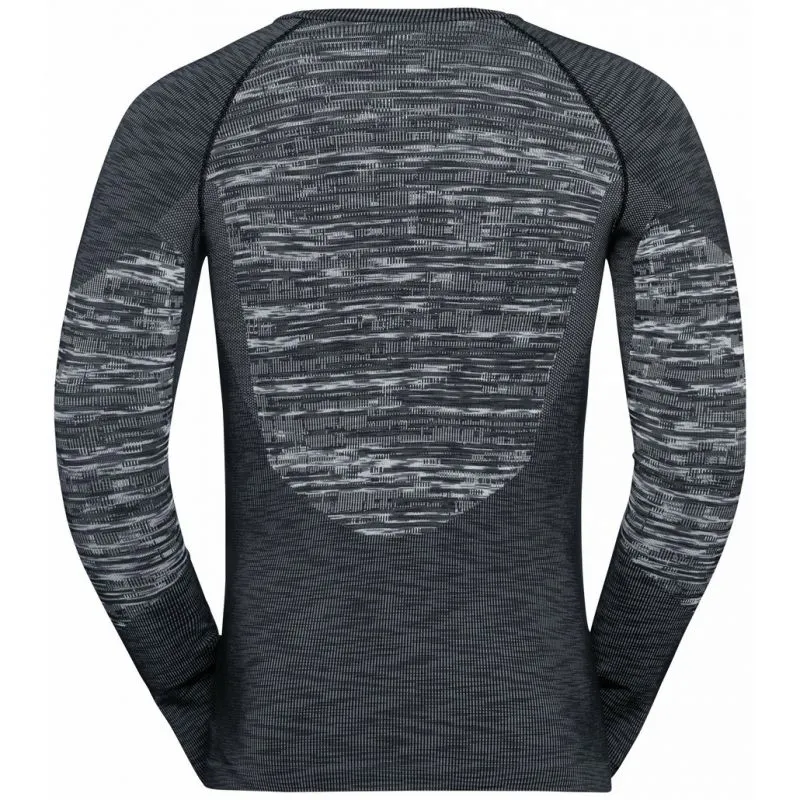 Camiseta de manga larga Odlo Blackcomb Eco (Negro/Tinte espacial) Hombre