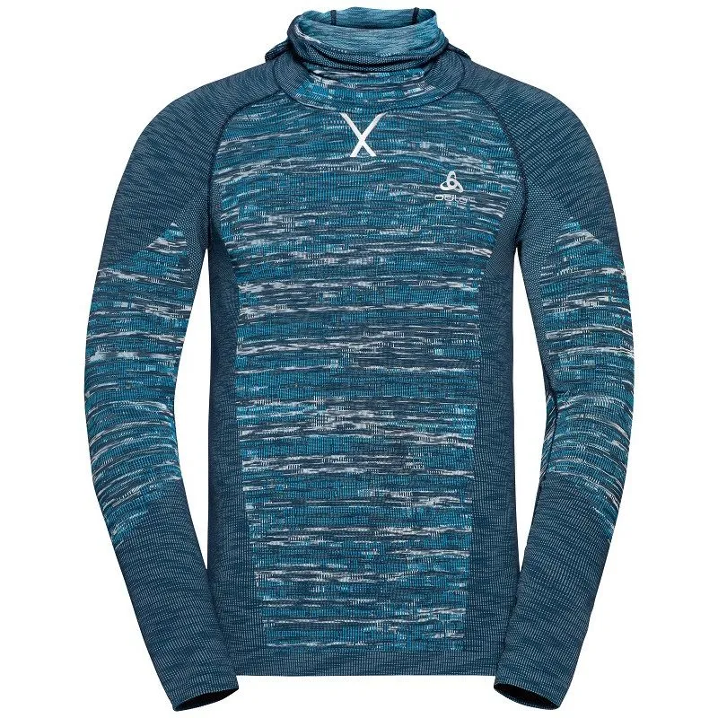 CAMISETA DE MANGA LARGA ODLO BLACKCOMB ECO (ZAFIRO OSCURO TINTE ESPACIAL) HOMBRE