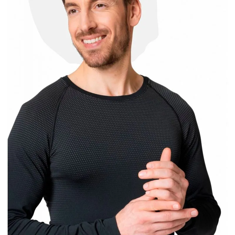 Camiseta de manga larga para hombre Odlo Performance Light Eco (negro)
