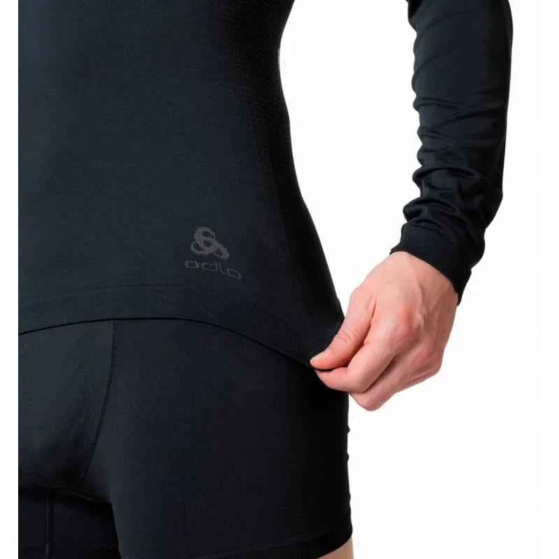 Camiseta de manga larga para hombre Odlo Performance Light Eco (negro)
