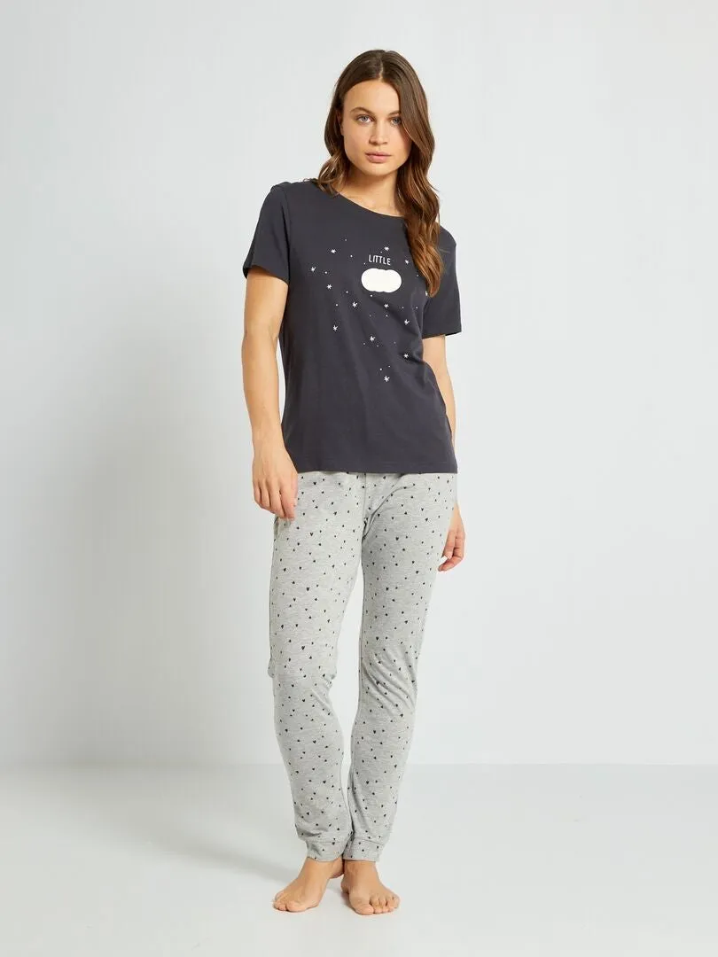 CAMISETA DE PUNTO  NEGRO