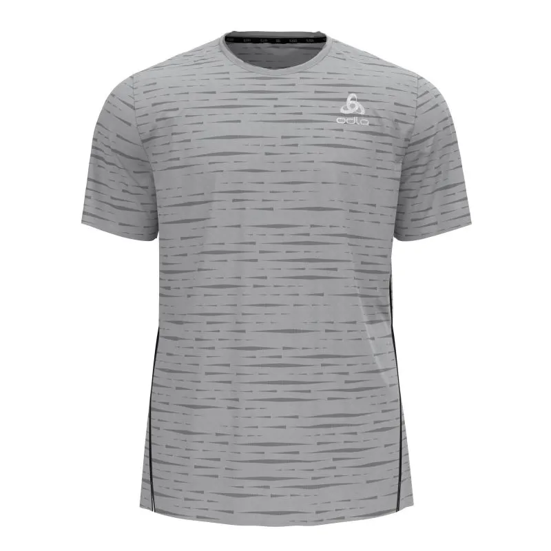 CAMISETA DE RUNNING ODLO ZEROWEIGHT ENGINEERED CHILLTEC (ODLO STEEL GREY MELANGE) HOMBRE