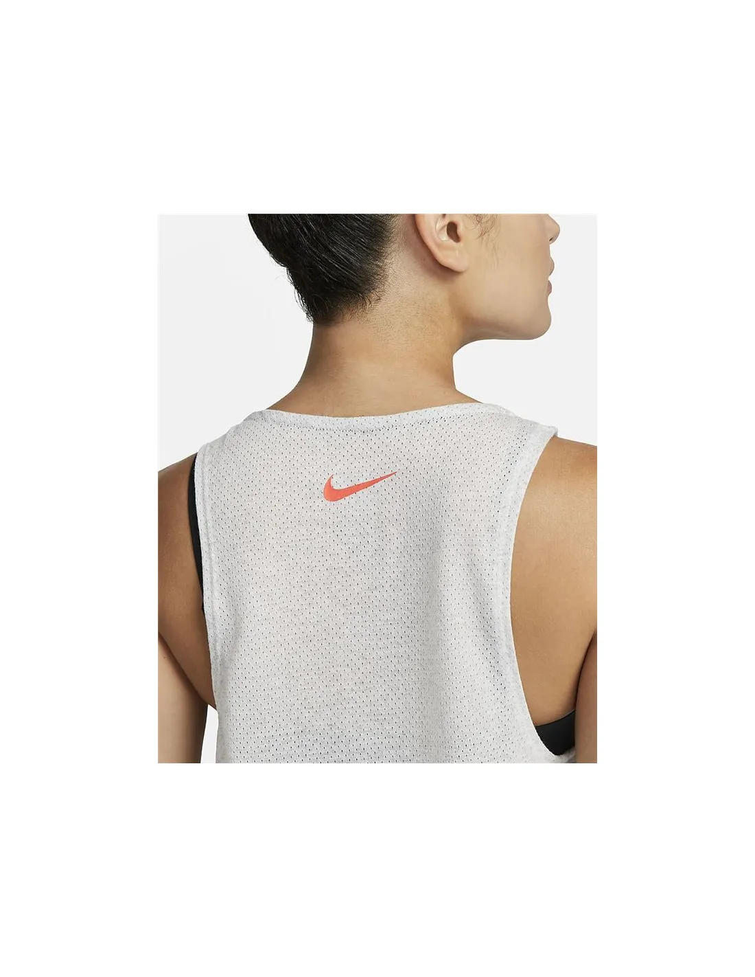 CAMISETA DE TRAIL NIKE DRIFIT GRIS MUJER
