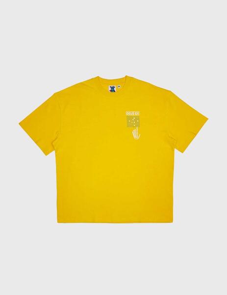 Camiseta Deus Ex Machina Primitive Learning Tee amarilla