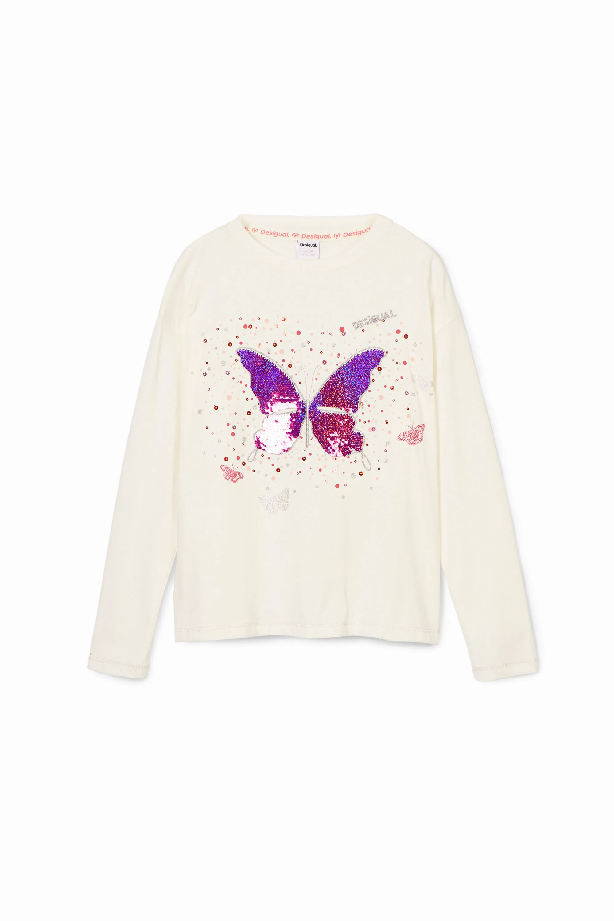Camiseta estampado mariposa
