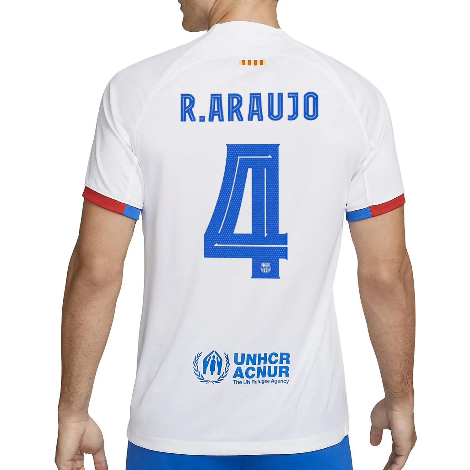 Camiseta Nike 2a Barcelona R. Araujo 23 24 DF Stadium P UCL