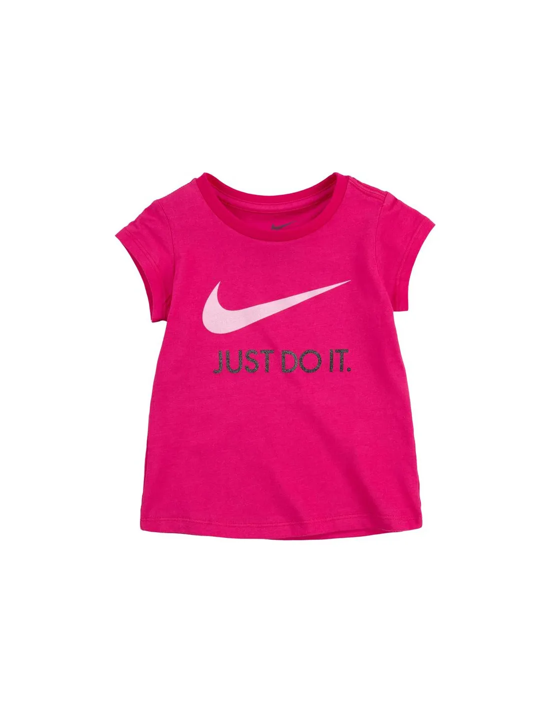 Camiseta Nike Swoosh JDI Niña Fucsia