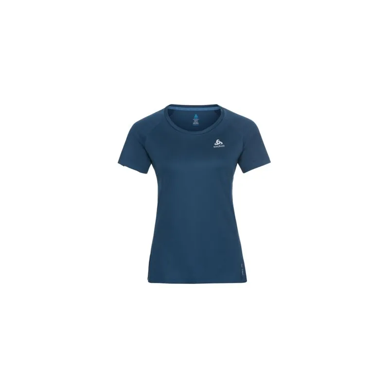 CAMISETA ODLO ESSENTIAL CHILLTEC (AZUL WING TEAL) MUJER