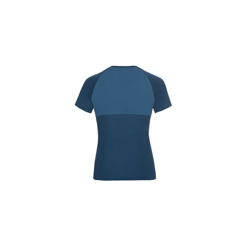 CAMISETA ODLO ESSENTIAL CHILLTEC (AZUL WING TEAL) MUJER