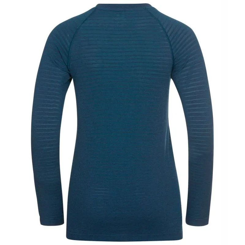 Camiseta Odlo Essential Seamless (blue wing teal melange) hombre
