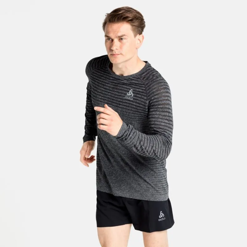 Camiseta Odlo Essential Seamless (Grey Melange) Hombre
