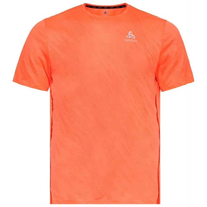 Camiseta Odlo Zeroweight Enginee Odlo (shocking orange melange) Hombre
