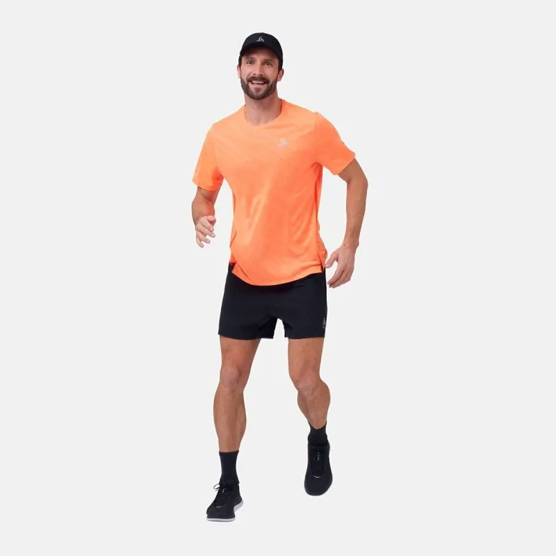 Camiseta Odlo Zeroweight Enginee Odlo (shocking orange melange) Hombre