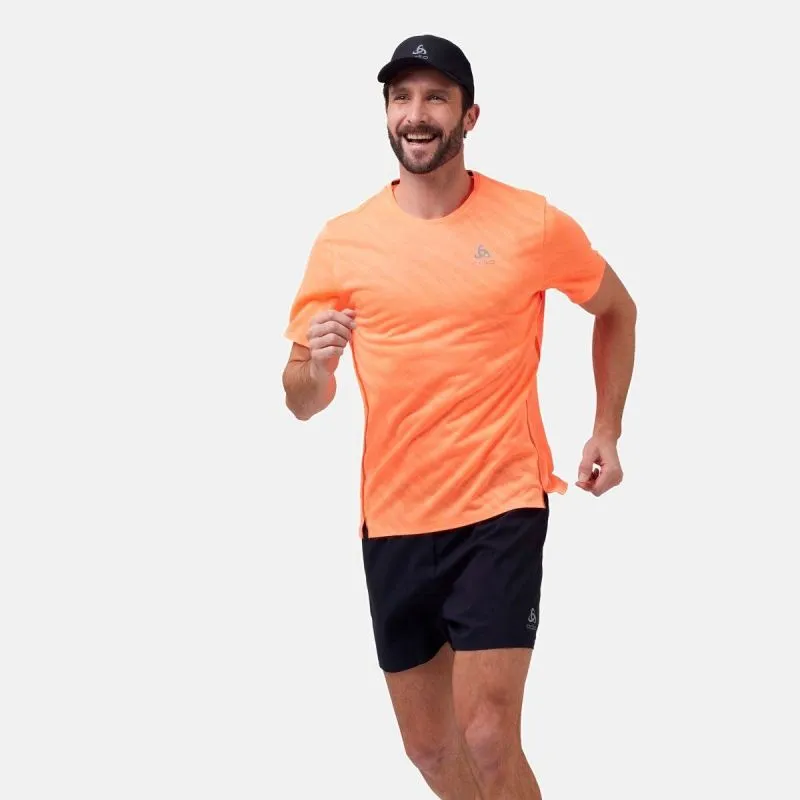 Camiseta Odlo Zeroweight Enginee Odlo (shocking orange melange) Hombre
