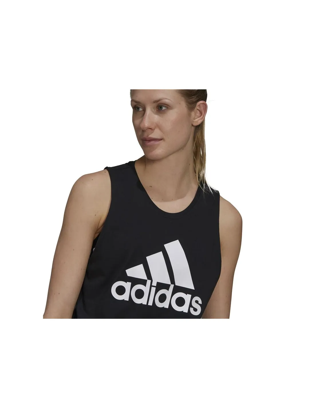 Camiseta sin mangas adidas Essentials Big Logo W Black