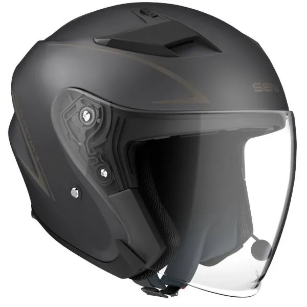 Casco Sena Europe Outstar S Bluetooth Negro Mate 