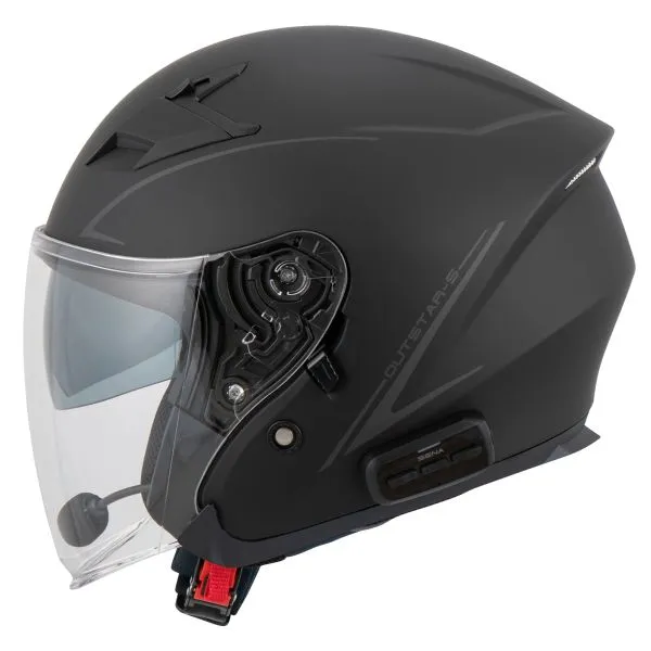 Casco Sena Europe Outstar S Bluetooth Negro Mate 