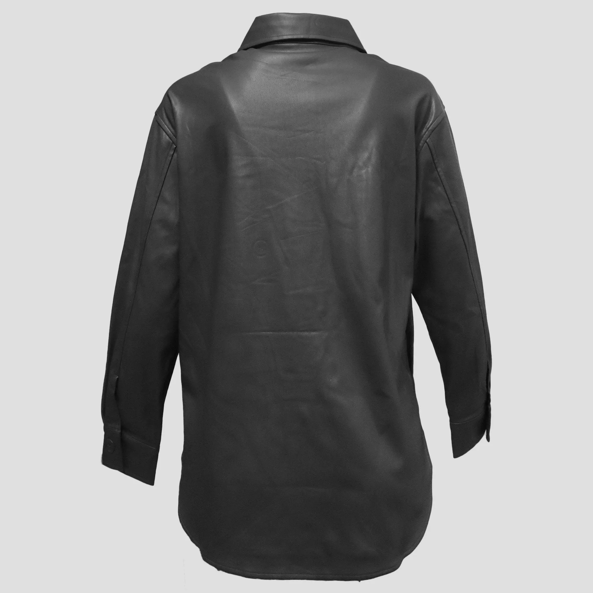 CHAQUETA CASUAL TIPO PIEL ASPIK ALF0050