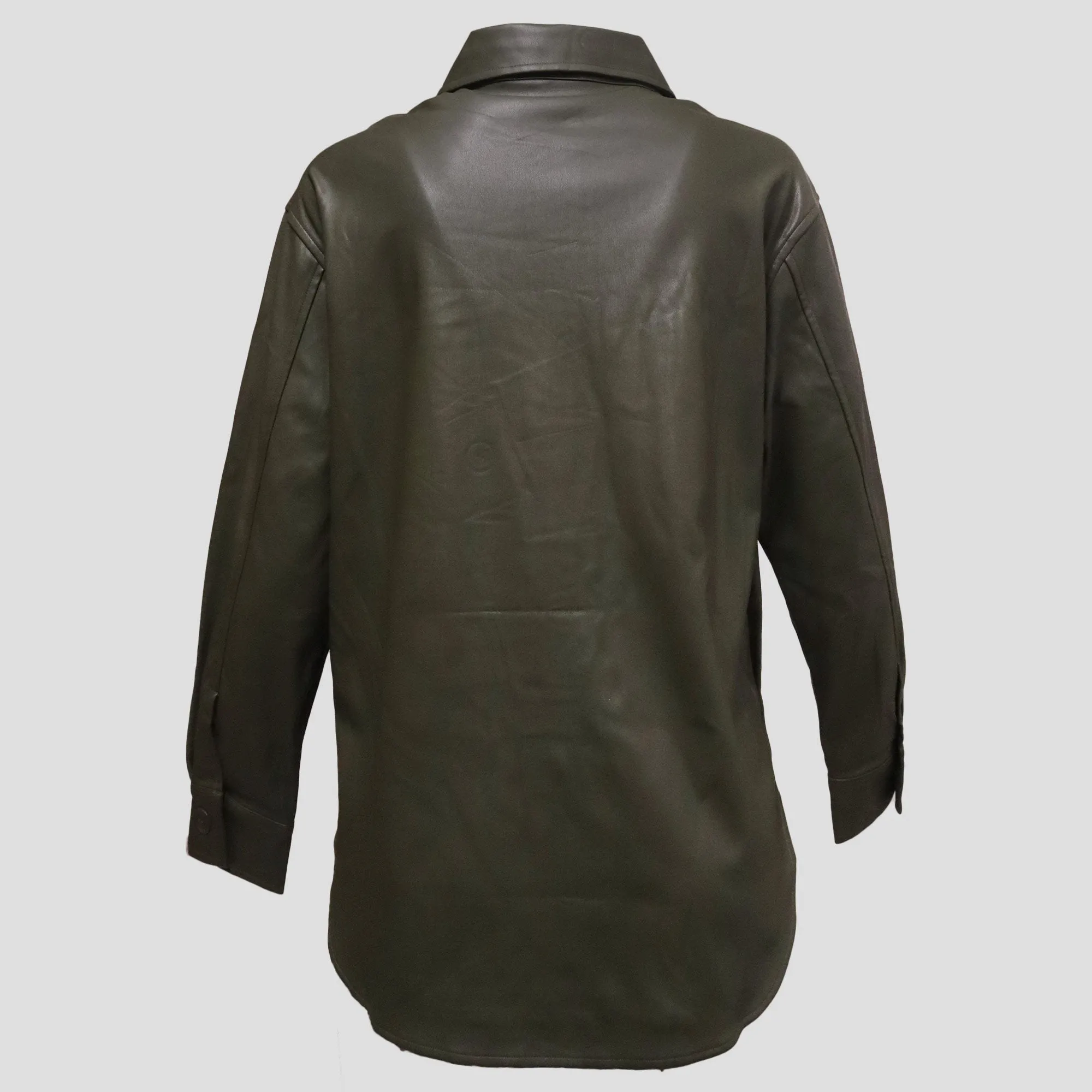 CHAQUETA CASUAL TIPO PIEL ASPIK ALF0050