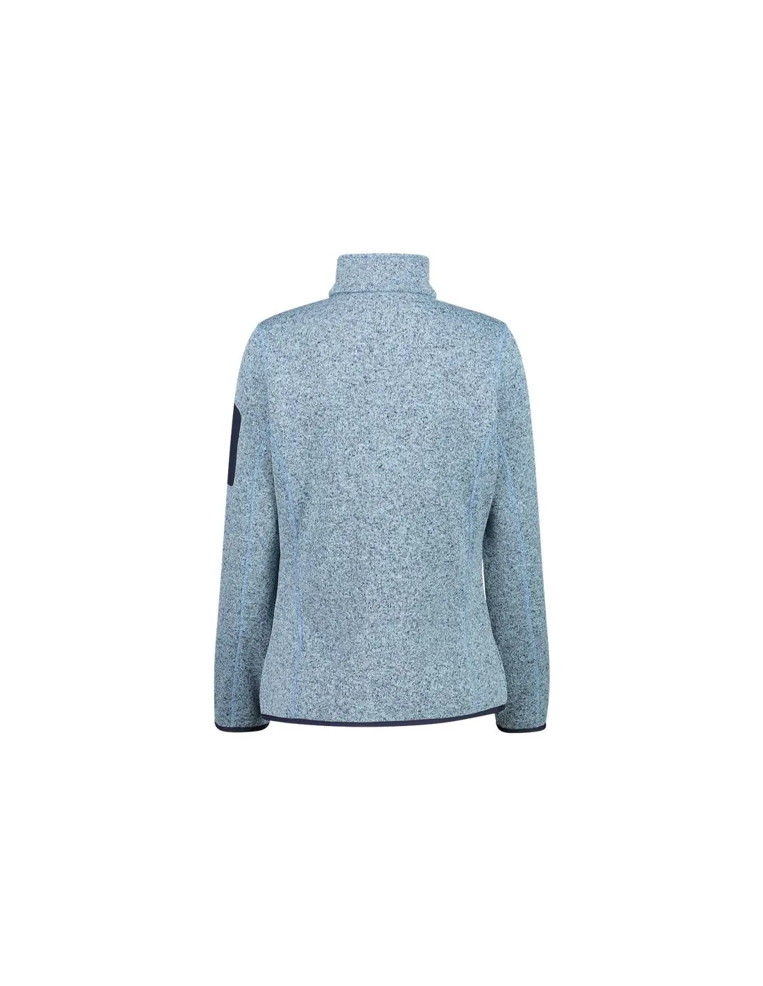 CHAQUETA CMP MELANGE KNITTECH MUJER BLUE