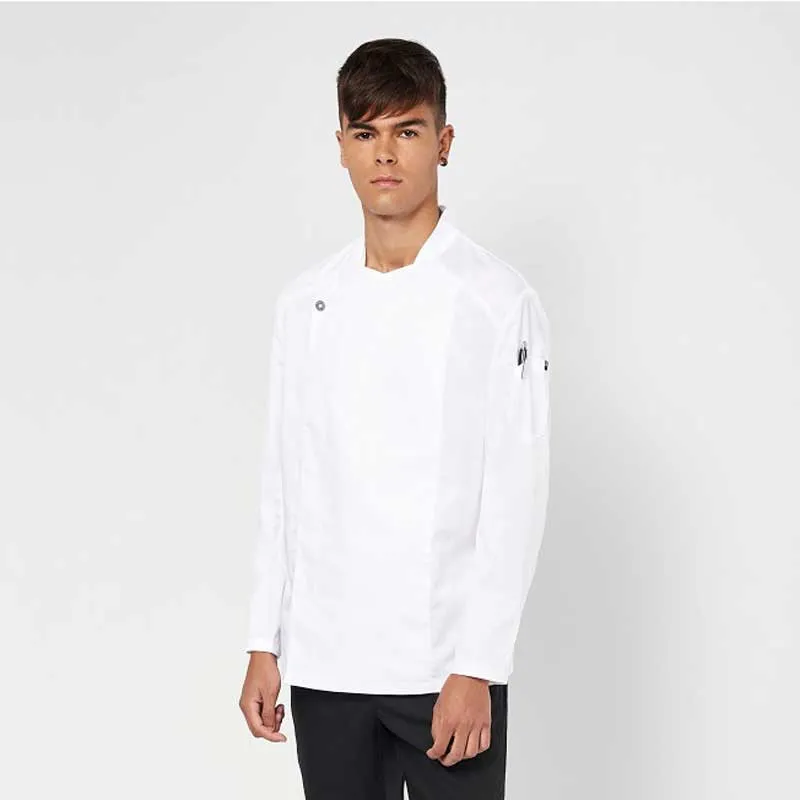 CHAQUETA COCINA SNAP MANGA LARGA UNISEX  MONZA