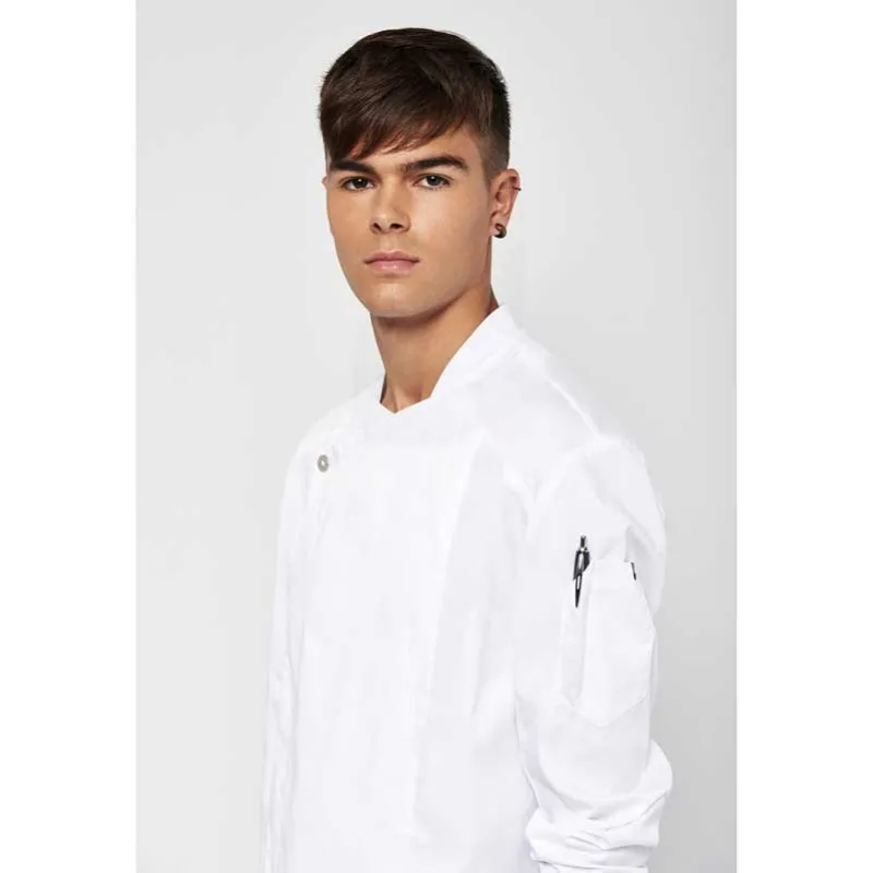 CHAQUETA COCINA SNAP MANGA LARGA UNISEX  MONZA