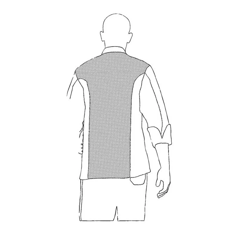 CHAQUETA DE CHEF COMBINADA MARRóN Y NEGRA FANG BROWN  EGOCHEF