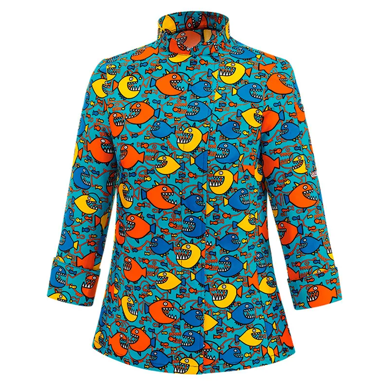 CHAQUETA DE COCINA MUJER SHARK  EGOCHEF