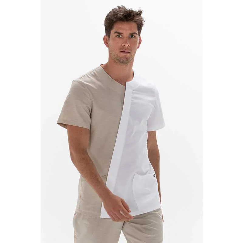 CHAQUETA DE HOMBRE ASIMéTRICA BEIGE  DYNEKE