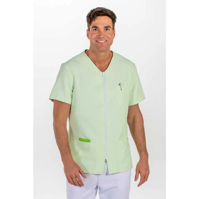 CHAQUETA DE HOMBRE MANGA CORTA VERDE MANZANA  DYNEKE