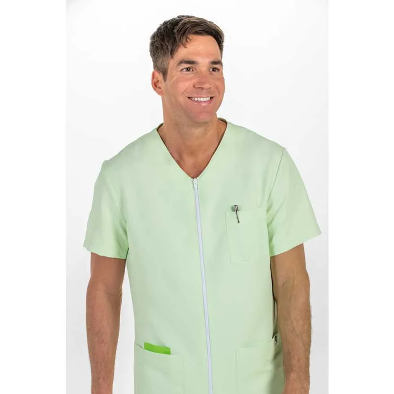 CHAQUETA DE HOMBRE MANGA CORTA VERDE MANZANA  DYNEKE