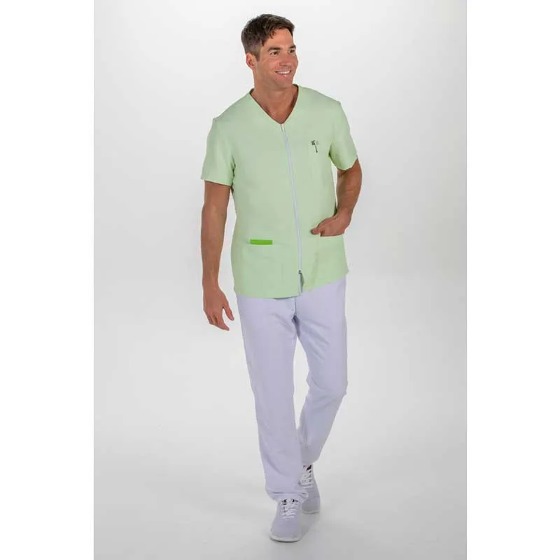 CHAQUETA DE HOMBRE MANGA CORTA VERDE MANZANA  DYNEKE