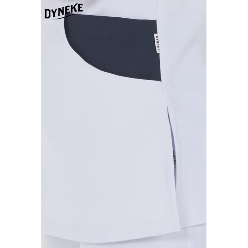 CHAQUETA DE MICROFIBRA MANGA CORTA CONTRASTE AZUL  DYNEKE