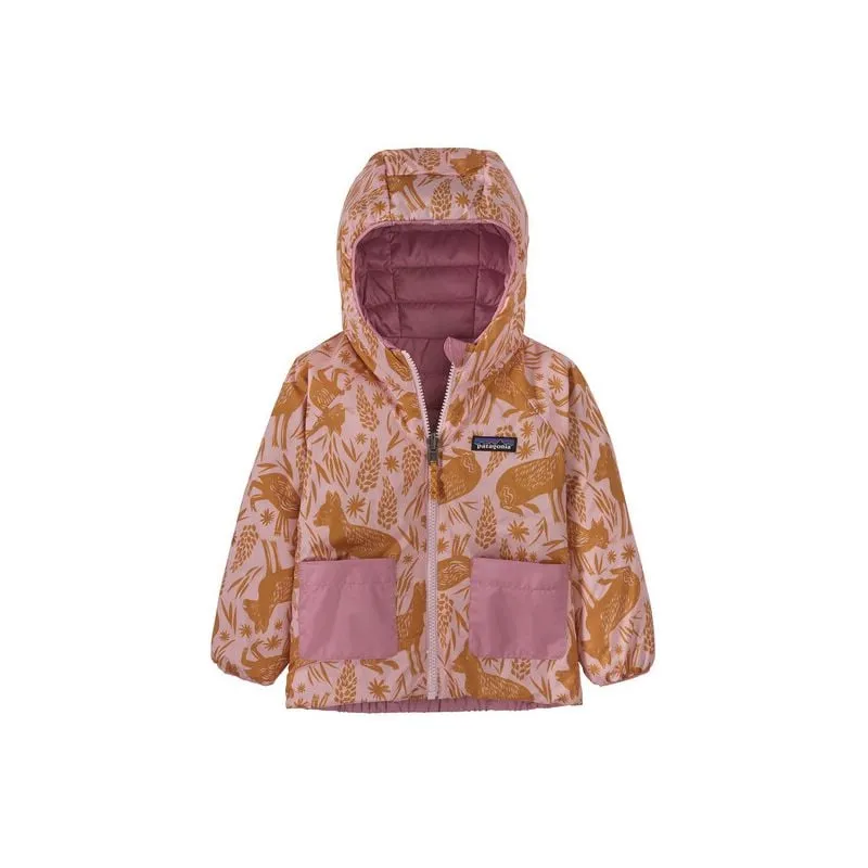 Chaqueta de plumón reversible para niños Patagonia Sudadera de plumón reversible para bebé con capucha (Mara Mara: Peaceful 