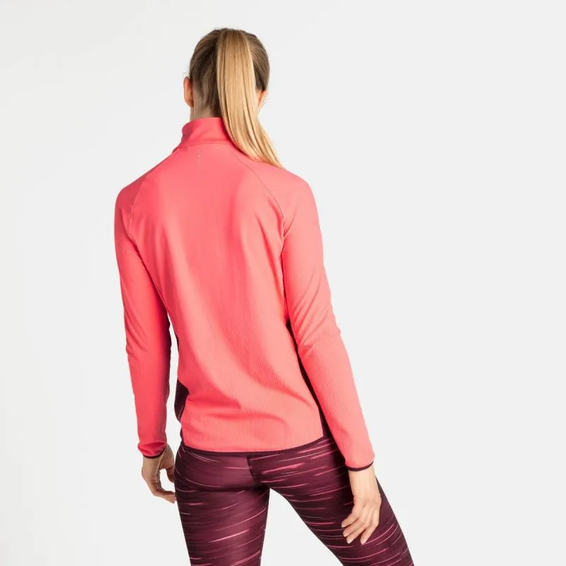 CHAQUETA DE RUNNING ODLO ZEROWEIGHT WARM HYBRID (SIESTA  CATA DE VINOS) MUJER