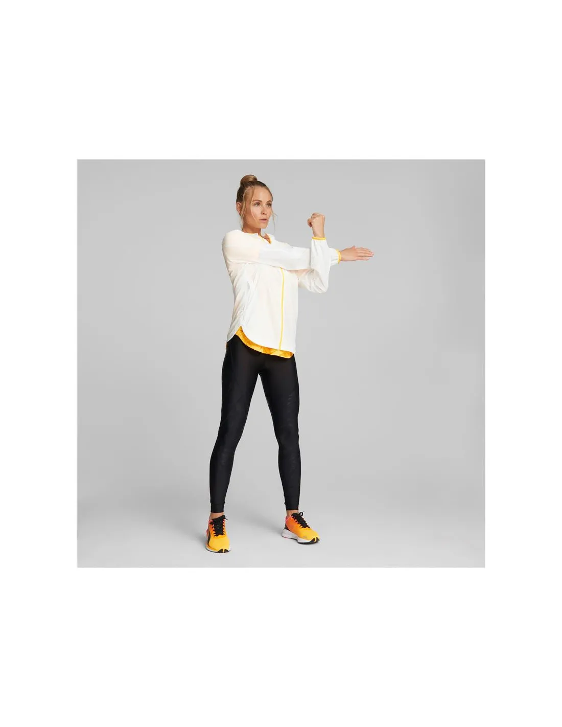 Chaqueta de running Puma Mujer White