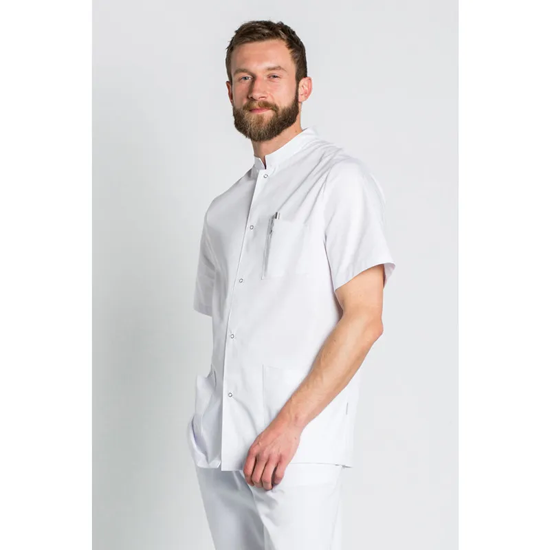 CHAQUETA LABORAL CUELLO TIRILLA BLANCA UNISEX  DYNEKE
