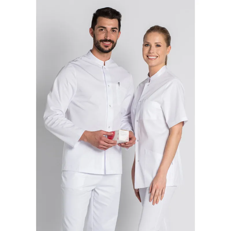 CHAQUETA LABORAL CUELLO TIRILLA BLANCA UNISEX  DYNEKE