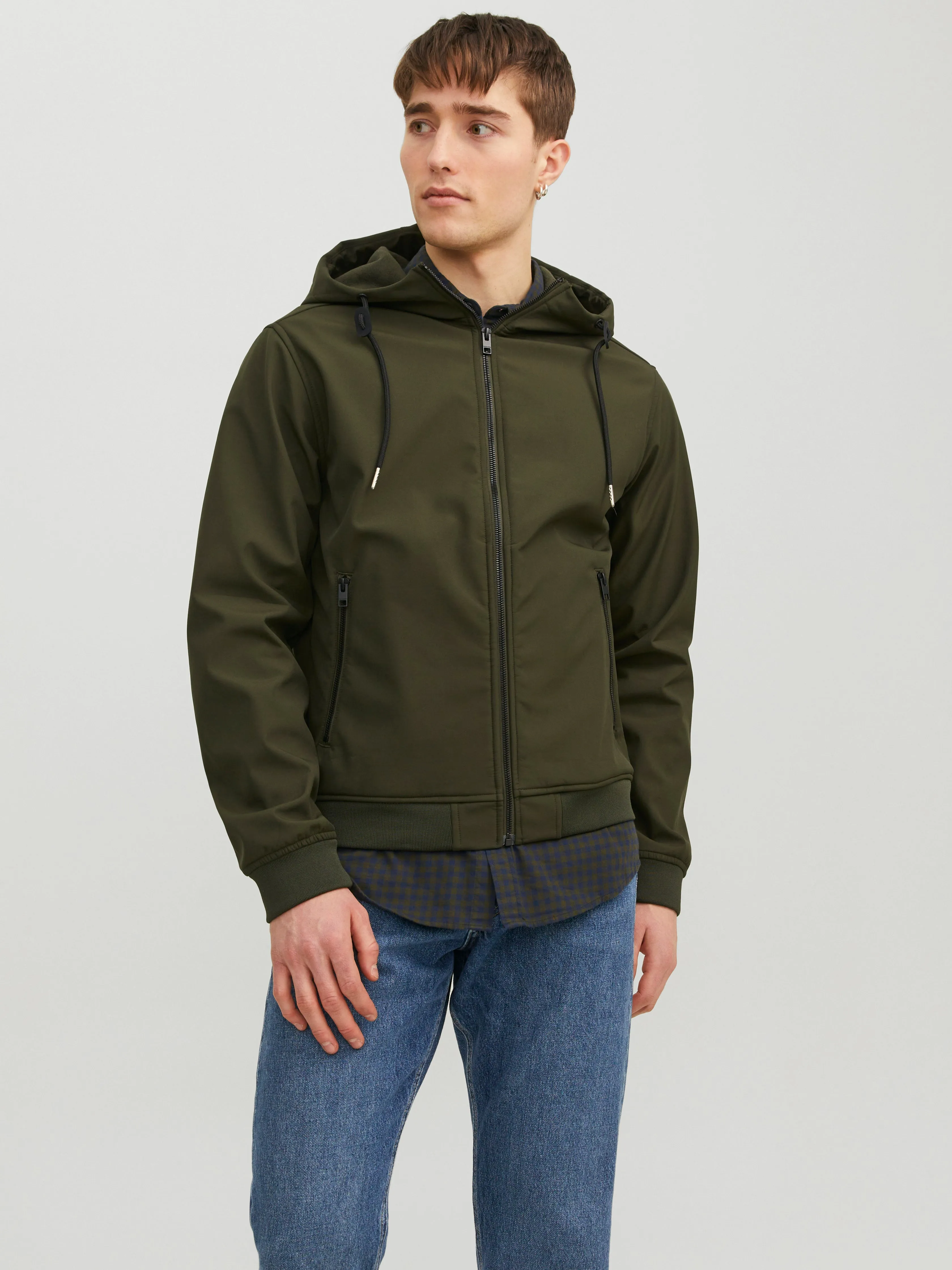 Chaqueta ligera acolchada | Verde oscuro | Jack & Jones®
