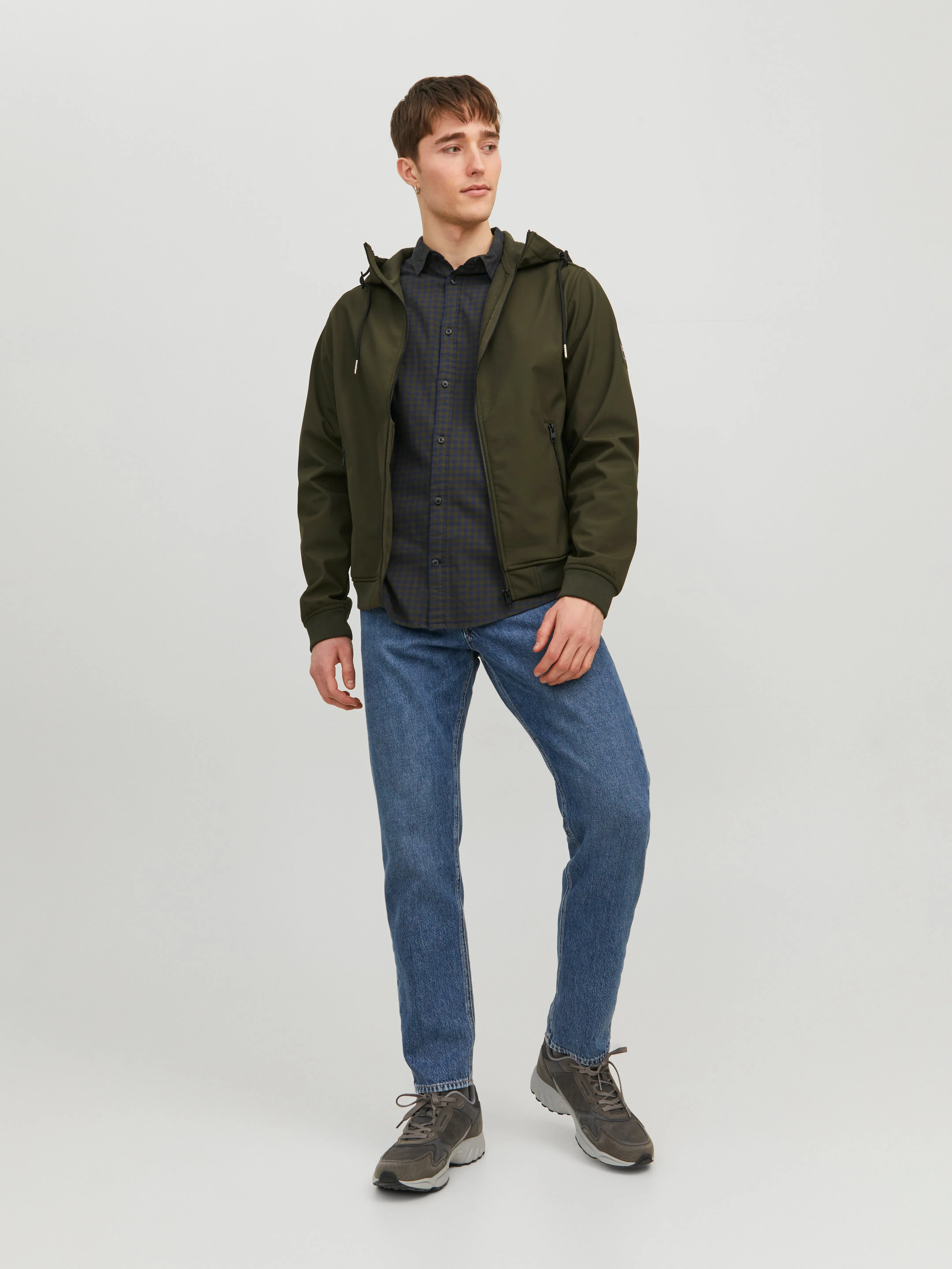 Chaqueta ligera acolchada | Verde oscuro | Jack & Jones®