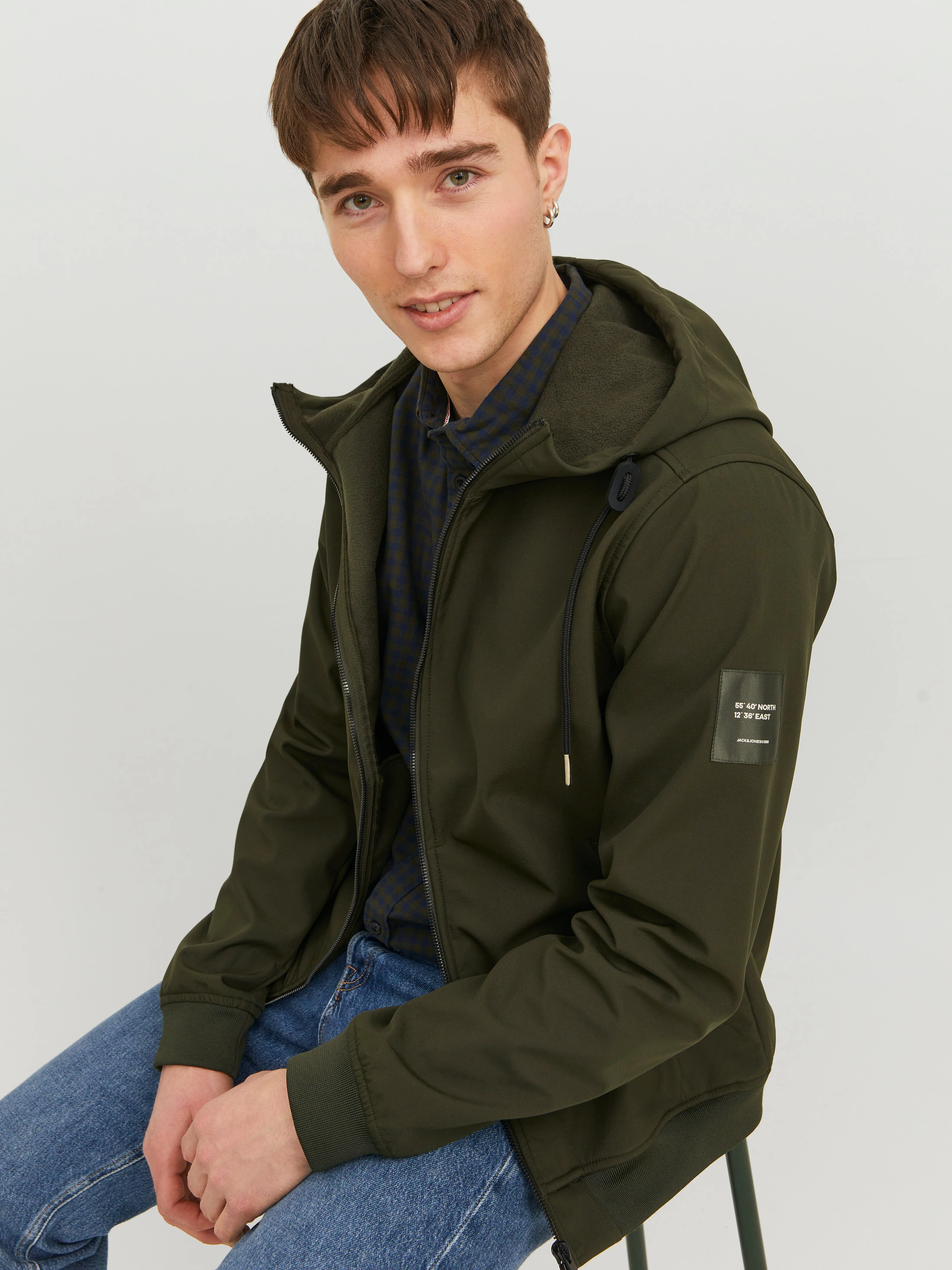 Chaqueta ligera acolchada | Verde oscuro | Jack & Jones®