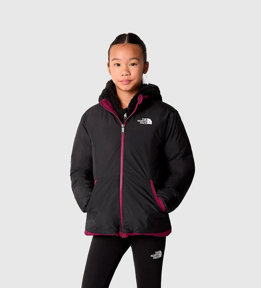 Chaqueta reversible de plumón North rosa