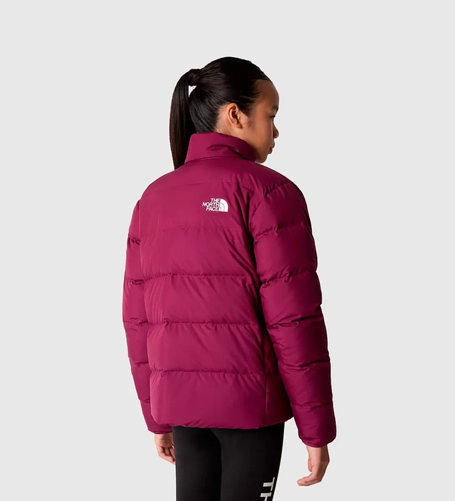 Chaqueta reversible de plumón North rosa