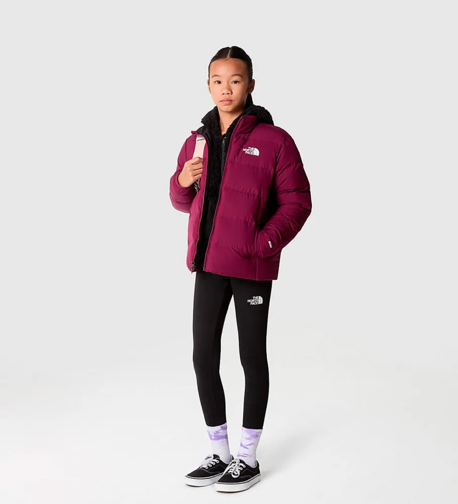 Chaqueta reversible de plumón North rosa