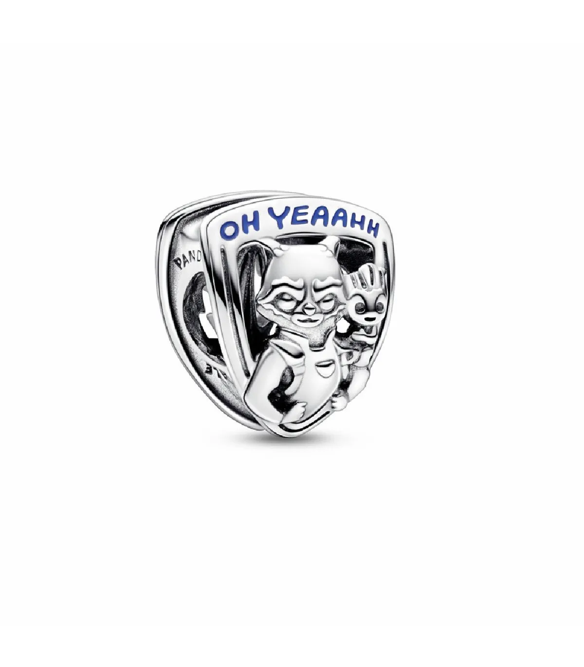 CHARM PANDORA EMBLEMA ROCKET RACCOON Y GROOT GUARDIANES DE LA GALAXIA DE MARVEL  792565C01