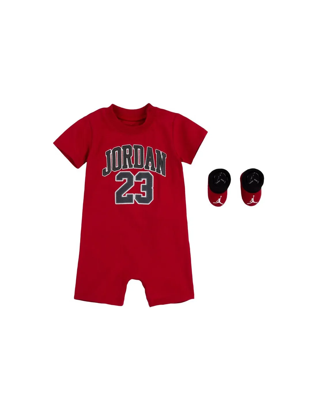 Conjunto Nike Kids 23 Romper & Bootie Bebé RD