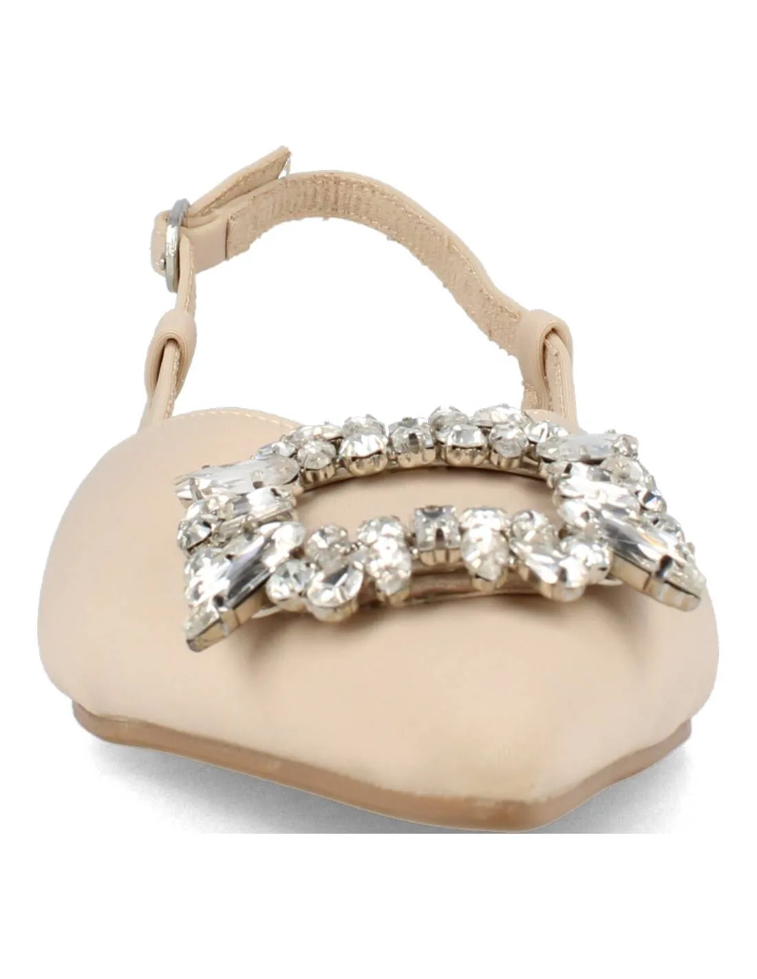 CORINA  SANDALIA PLANA JOYA BEIGE