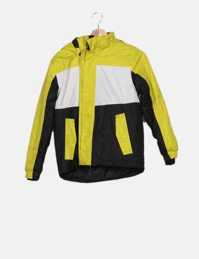 Crivit Abrigo amarillo impermeable